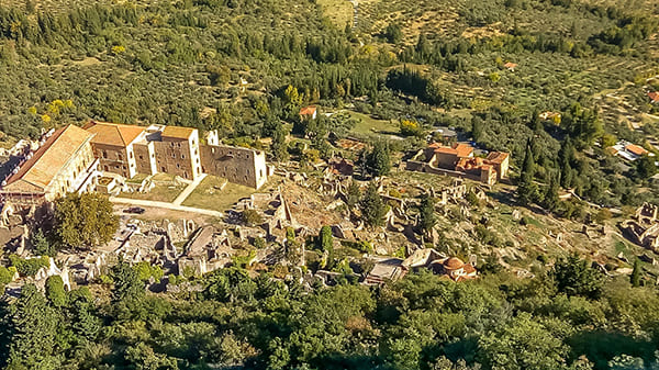 Hellenicamania Travel planner Grece Mystras 06 Panorama Mystras