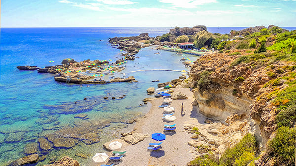 Plage de Rhodes - Grèce