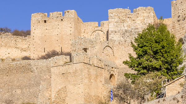Acrocorinthe Forteresse Péloponnèse Grèce