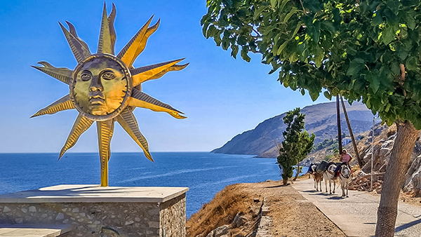 Sculpture Soleil Hydra Mythologie