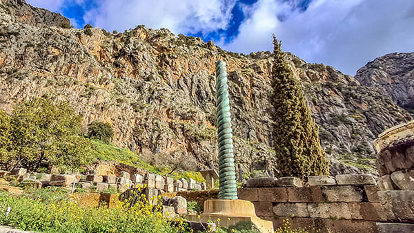 Delphes Grèce colonne