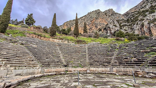 Delphes Grèce Théâtre antique