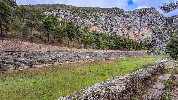 Delphes Grèce stade athlétique antique
