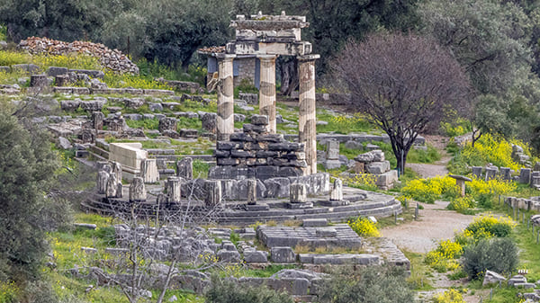 Delphes Grèce temple antique