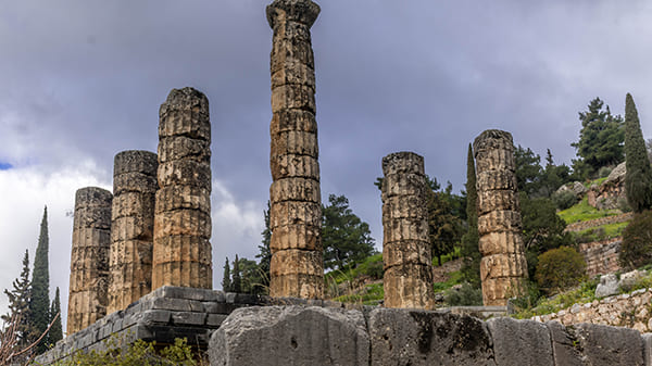 Delphes Grèce temple antique