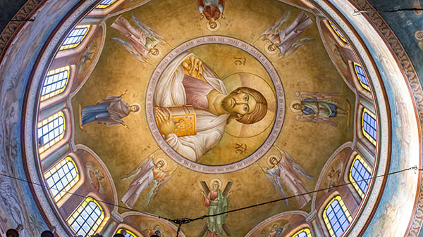 Plafond Basilique Saint-André l'Apôtre de Patras