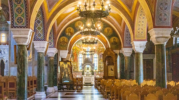 vue de Basilique Saint-André l'Apôtre de Patras